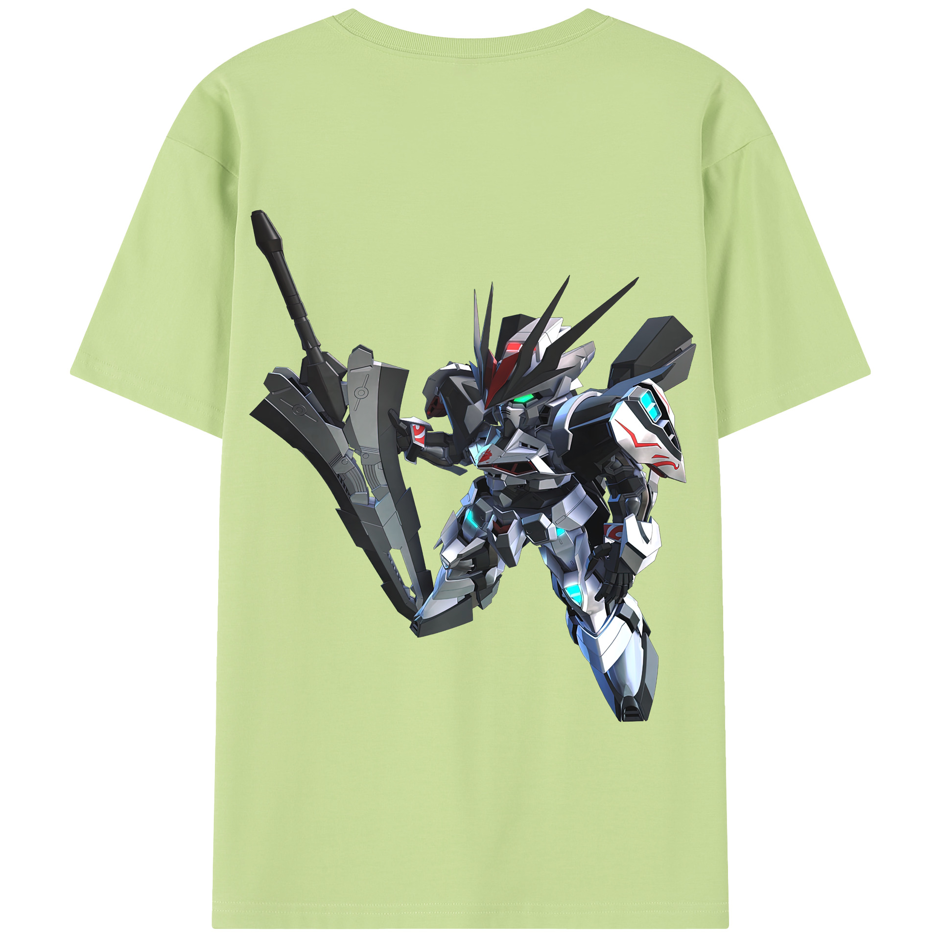 （画像用） 機動戦士ガンダム Mobile Suit Gundam 綿100％半袖Tシャツ（背面プリント）